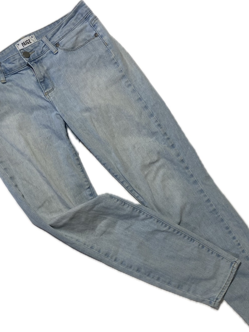 PAIGE Women's Light Wash Skinny Jeans